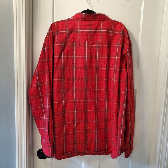 Columbia Sportswear Company Red Button Down Long Sleeve Men’s Shirt XXL - Picture 4 of 5